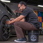 Heavy Duty Smoked Obsidian Black Detailing Bucket