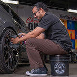 Heavy Duty Smoked Obsidian Black Detailing Bucket