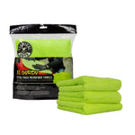 El Gordo Extra Thick Professional Microfiber Towel, Green 16.5" x 16.5"