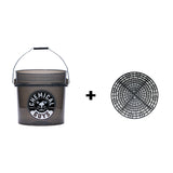 Heavy Duty Smoked Obsidian Black Detailing Bucket