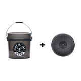 Heavy Duty Smoked Obsidian Black Detailing Bucket