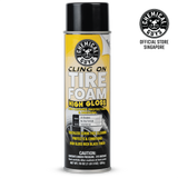 Cling On Tire Foam High Gloss 3 in 1 Cleaner, Protectant & Dressing
